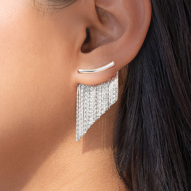Silver dangler Earrings
